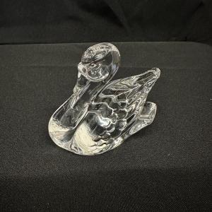 Photo of Italian Crystal Swan paperweight