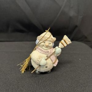 Photo of Snowman w/ Broom Ornament