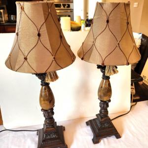 Photo of Lot #4 Pair of Decorator Lamps