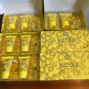 Photo of 4 Versace “Yellow Diamond” 3 Pc. Gift Sets