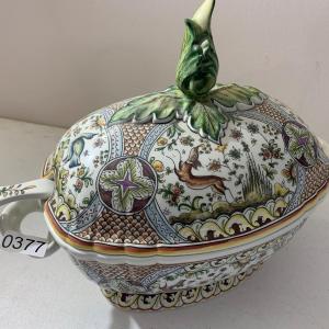 Photo of Hand Painted Portugal Soup Toureen