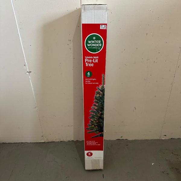 Photo of 4 FOOT PRE-LIT ARTIFICIAL TREE