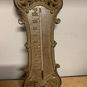 Photo of Cast Metal Outdoor Thermometer