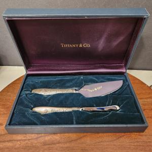 Photo of Tiffany and Co. Sterling Silver Cheese Serving Set
