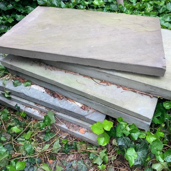Photo of 10psc. 3’ x 2’ Slate Slabs 2” Thick - Bring Help To Load
