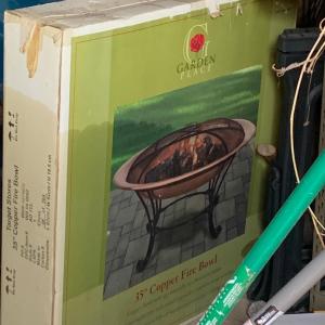 Photo of 35” Copper Fire Pit New In Box