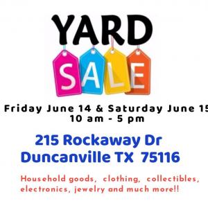 Photo of Large Yard Sale Cheap Prices