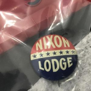 Photo of Nixon lodge pinback button
