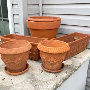 Photo of LOT 87: Collection of Terracotta Planters - Vaserie Trevigiane Italy and More
