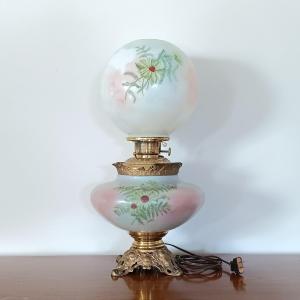 Photo of LOT 64: Vintage Victorian-Style Electrified Oil Lamp