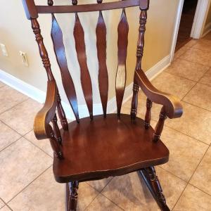 Photo of Lot #38 Vintage Maywood Company Rocking Chair
