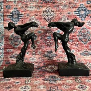 Photo of Pair of Art Deco Style Book Ends