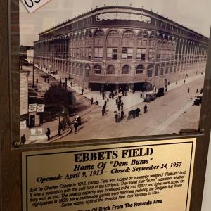 Photo of Piece of Brick From Ebbets Field
