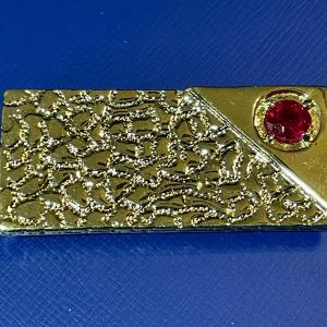 Photo of Vintage Mid-Century LIND 14K Gold Electro-Plate Money Clip in VG Never Used Preo