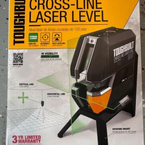 Photo of Starting Price Reduced! Toughbuilt Green 100ft Self-Leveling Indoor Cross-Line L