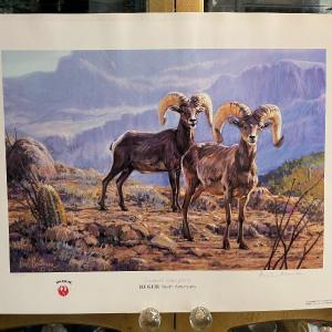 Photo of Desert Rangers Lithograph by Paul Bosman Artist Signed 759/950 18" x 24" Unframe