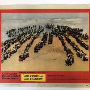Photo of The Pride and the Passion original 1957 vintage lobby card