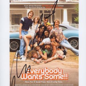 Photo of Everybody Wants Some!! signed signed