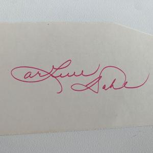 Photo of Arlene Dahl original signature