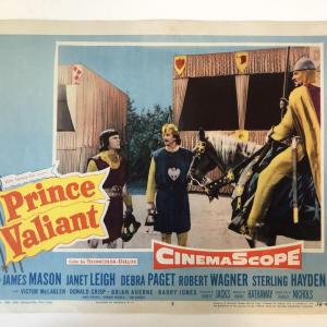 Photo of Prince Valiant  original 1954 vintage lobby card
