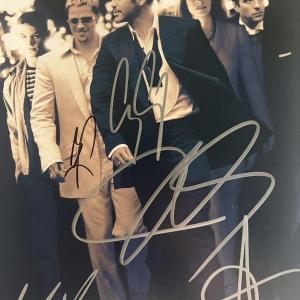 Photo of Ocean's Twelve cast signed photo
