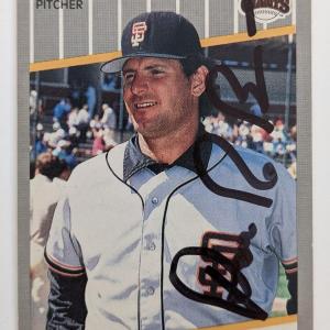 Photo of Don Robinson Signed Baseball Trading Card - Fleer #342 1989