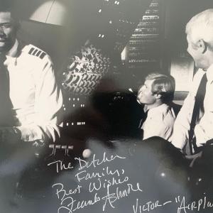 Photo of Airplane Frank Ashmore signed movie photo