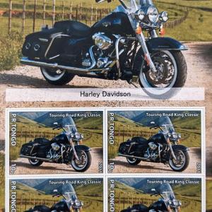 Photo of Harley Davidson  Stamp Set