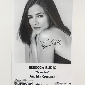 Photo of Rebecca Budig signed photo