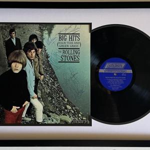 Photo of Rolling Stones Big Hits High Tide And Green Grass signed album