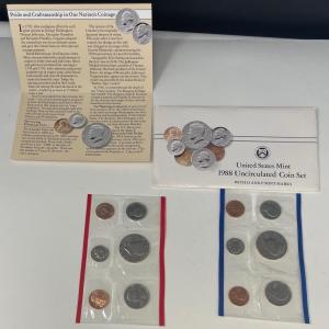 Photo of United States Mint 1988 Uncirculated Coin Set