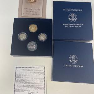 Photo of United States Mint Westward Journey Nickle Series 2004 Coin & Medal Set w/ COA