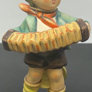 Photo of VINTAGE Goebel Hummel ACCORDIAN BOY Figurine Yr.1994