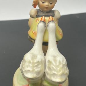 Photo of Vintage Goebel Hummel Figurine "Goose Girl" #473