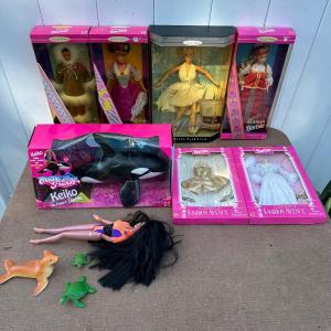 Photo of LOT 105S: Collection Of New In Packaging Barbies Russian, Arctic, French Barbie 