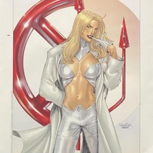 Photo of White Queen Hellfire Club Emma Frost print 
