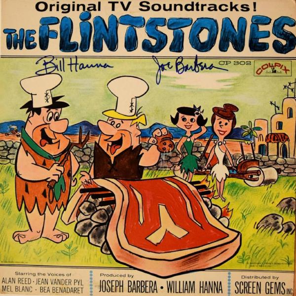 Photo of The Flintstones signed Original TV Soundtrack