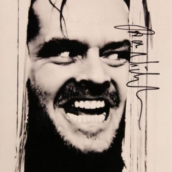 Photo of Jack Nicholson signed The Shining photo 