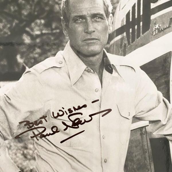 Photo of Paul Newman signed photo