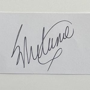 Photo of Sporty Spice Melanie C original signature