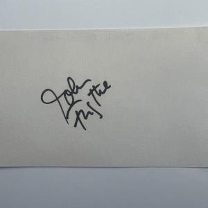 Photo of John Forsythe original signature
