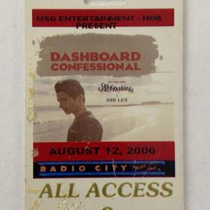 Photo of Dashboard Confessional 2006 All Access Pass