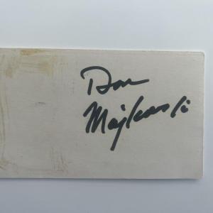 Photo of Don Majkowski original signature