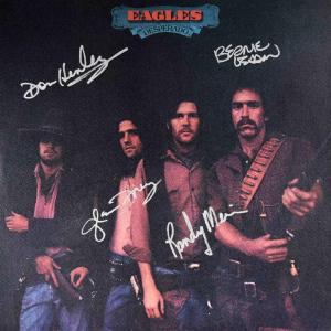 Photo of Eagles Desperado signed album 