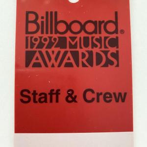 Photo of Billboard 1992 Music Awards Staff & Crew Pass