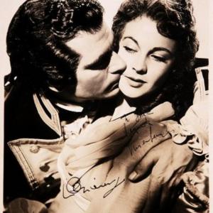 Photo of Vivien Leigh & Laurence Olivier signed portrait photo 