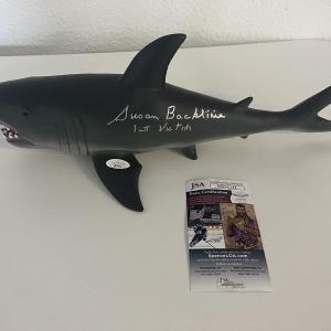 Photo of JAWS Plastic Shark Signed By Susan Backlinie -JSA Authenticated