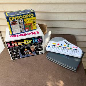 Photo of LOT 75L: Kids Toys and Games - Lite Brite, V-Tech Laptop, Keyboards and More