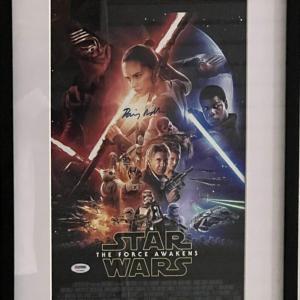 Photo of Star Wars Daisy Ridley signed mini poster - PSA