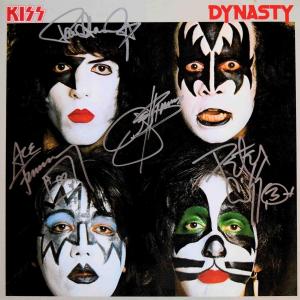 Photo of Kiss signed Dynasty album